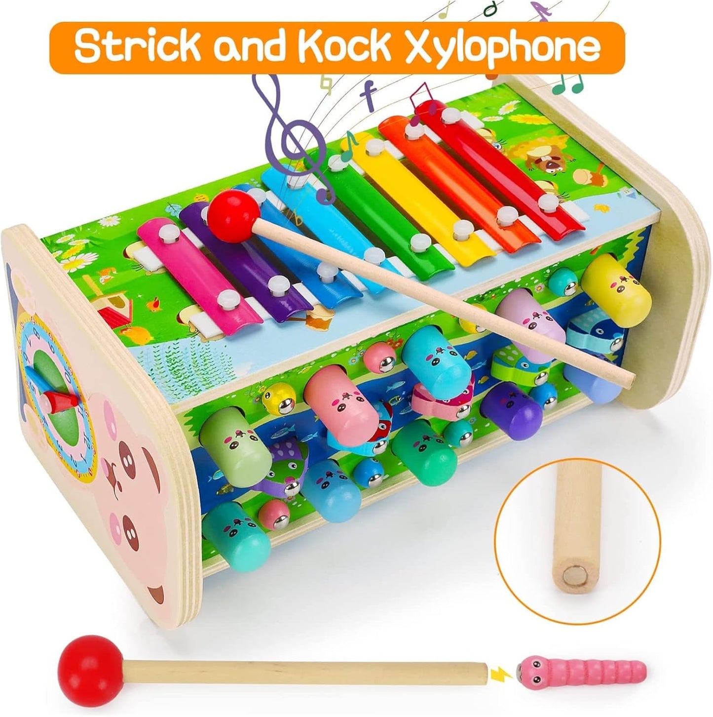7 in 1 Wooden Hammering Toy
