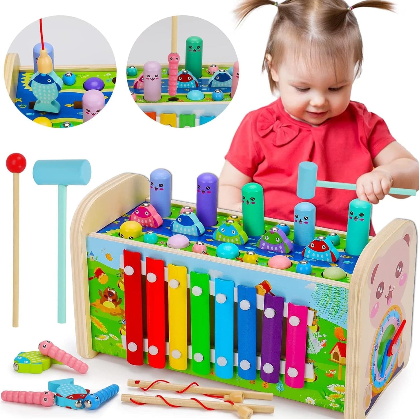 7 in 1 Wooden Hammering Toy