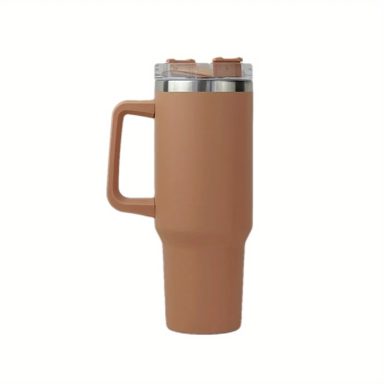 Tumbler Vacuum Insulated Thermos Custom Travel Cup Stainless Steel Water Bottle Coffee Mugs With Handle Outdoor Drinkware