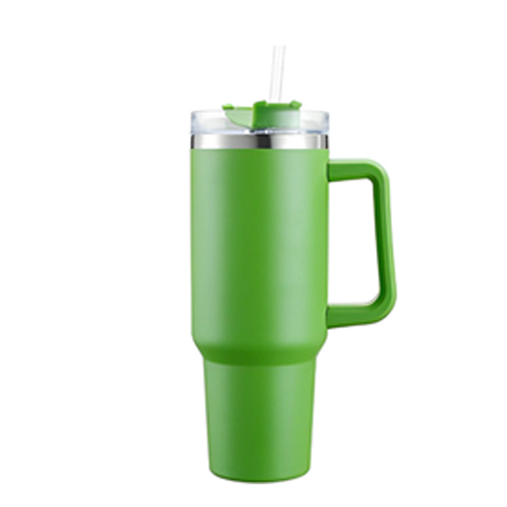 Tumbler Vacuum Insulated Thermos Custom Travel Cup Stainless Steel Water Bottle Coffee Mugs With Handle Outdoor Drinkware