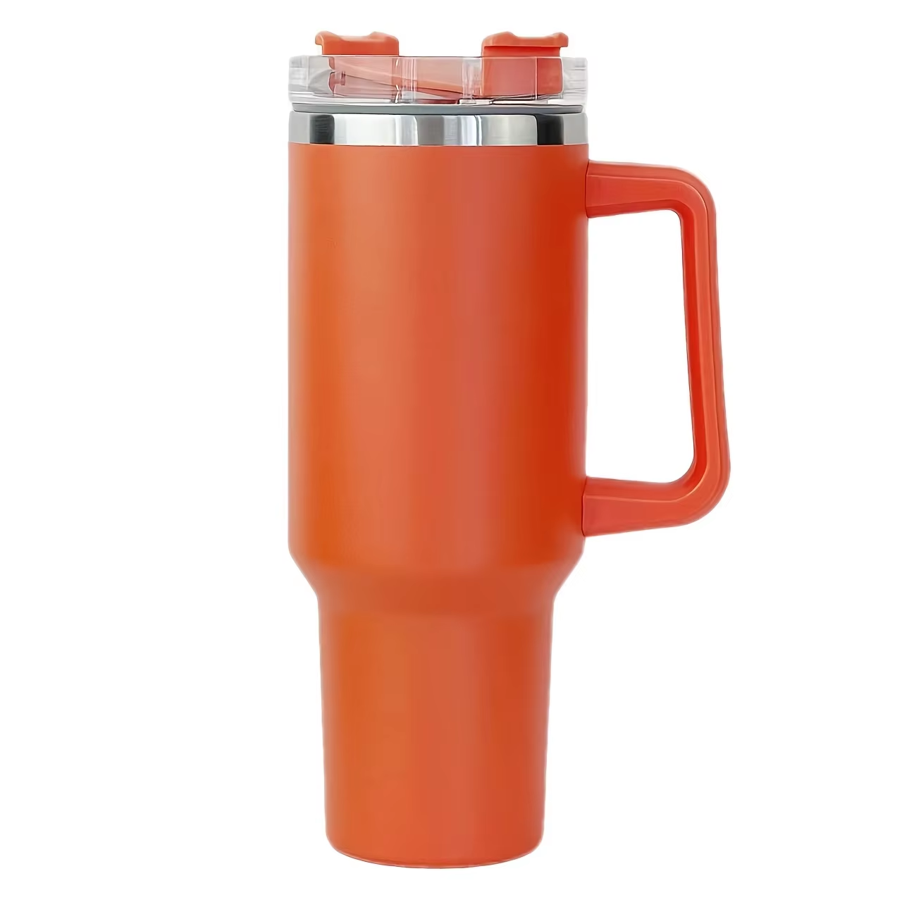 Tumbler Vacuum Insulated Thermos Custom Travel Cup Stainless Steel Water Bottle Coffee Mugs With Handle Outdoor Drinkware