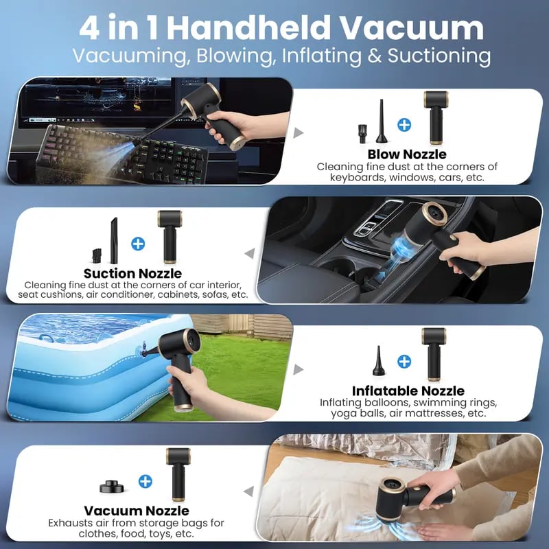 Wireless Handheld Car Vacuum Cleaner