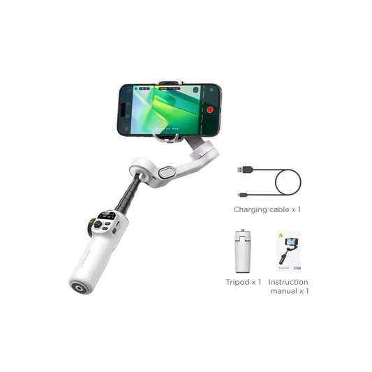 Aochuan Smart X2 3-axis Gimbal Stabilizer 360°Rotation Tracking Shooting Video Recording Gimbal Stabilizer for Smartphone