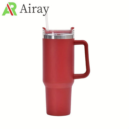 Tumbler Vacuum Insulated Thermos Custom Travel Cup Stainless Steel Water Bottle Coffee Mugs With Handle Outdoor Drinkware
